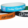 Dual Layered Color Coat Silicone Wristbands